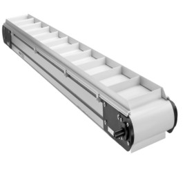 Cleated PVC/PU Conveyor Belt, Various Thicknesses