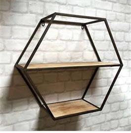 Golden and Black Metal Wine Rack