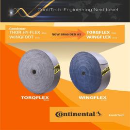 Wingflex Rubber and Cotton Belting