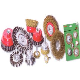 Brass Bristle Wire Brush Set