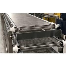 Wire Mesh Belt Cooling Conveyor, Semi-Automatic