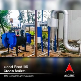 Wood and Coal Fired 500 Kg/hr IBR Steam Boiler