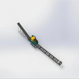 Wood Chipper Machine, 1000 kg/hr Capacity