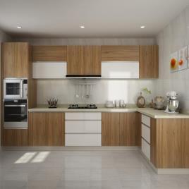 Wood Fiber Plastic Kitchen Wardrobe WPVC Board, 10 Mm Thickness