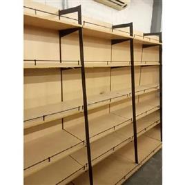 Showroom Wall Mounted Wooden Rack