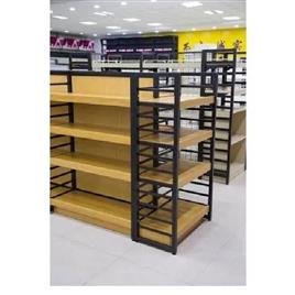 Free Standing Wood Display Rack