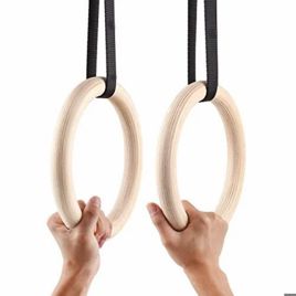 Wooden Gymnastic Roman Ring Set