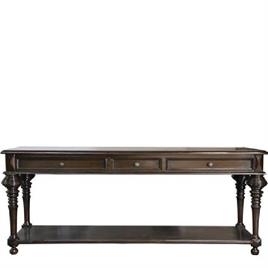 Antique Teak Wood 3-Drawer Table