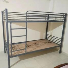 Wooden Hostel Furniture Bunk Bed