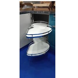 Yellow Wooden Modular Kitchen Equipment