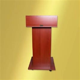 Brown Wooden Banquet Hall Lectern