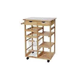 Wood Mobile Kitchen Cart