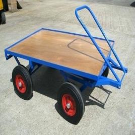 Wooden Platform Trolley, 100-150 kg Capacity