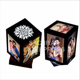 Wooden Rotating LED Gift Lamp