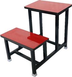 Wooden 1 Seater School Bench