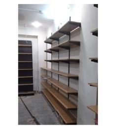 Wall Mounted Wooden Shoe Display Rack