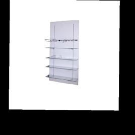 Wooden Wall Garment Display Unit