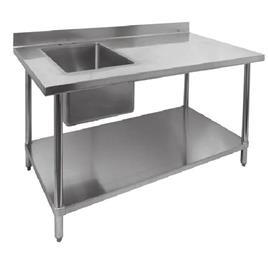 Work Table with Integrated Sink