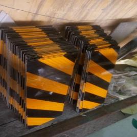 Yellow ABS Hazard Marker, 300x900mm, On Road