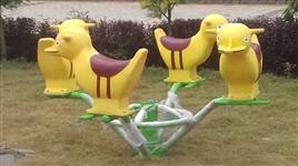 Yellow Mild Steel Revolving Merry-Go-Round