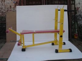 Yellow Mild Steel Multi Purpose Bench