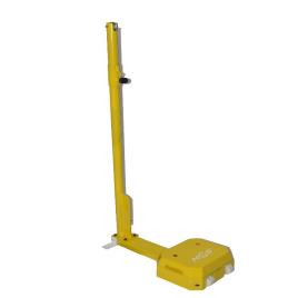 Yellow Solid Cast Iron Badminton Pole