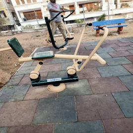 Yellow Rowing Machine