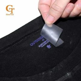 Yellow PVC Garment Sticker