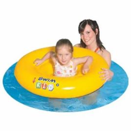 Yellow PVC Swimming Ring, 53 X 61 cm