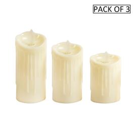 Cylindrical Yellow LED Candle Lights