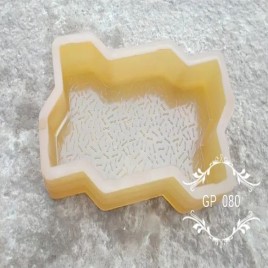Yellow Zigzag Paver Mould