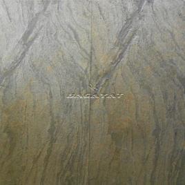 Green Slate Veneer Wall Tile, 1x1 Ft