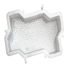 Zig-Zag Silicone Mould, for Tile Making, 14mm