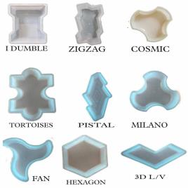 Zig-Zag 80mm Paver Mould