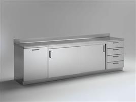 Aluminium kitchen cabinet