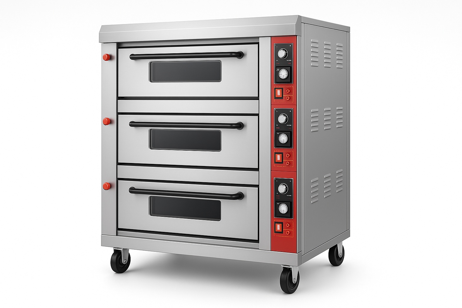 Three Deck 6 Trays Gas Baking Machine