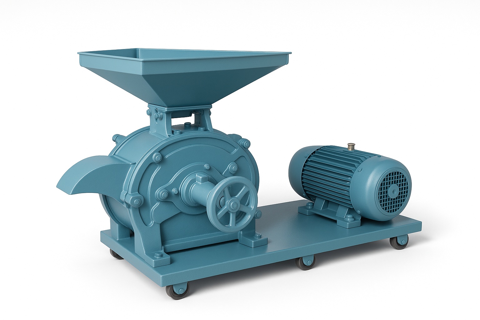 7.5 HP Semi Auto Flour Mill Machine