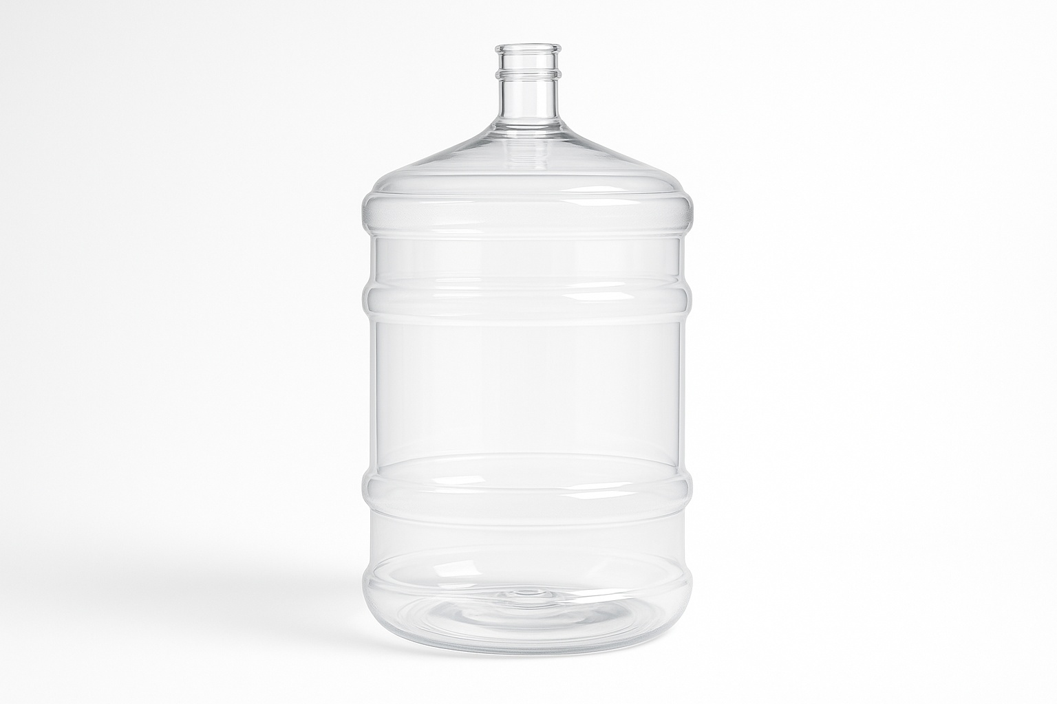 CBA Round PET Transparent Jar, 20 L Capacity