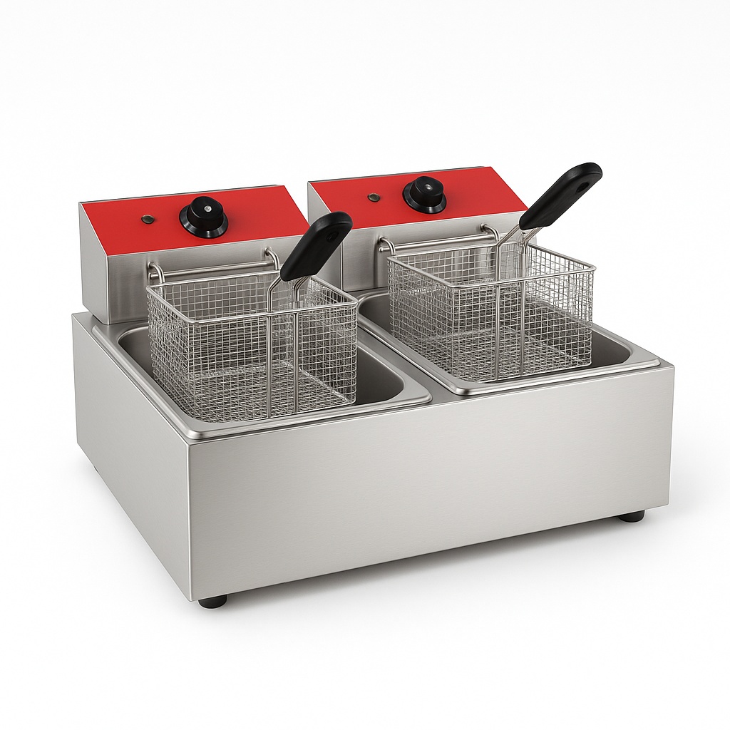 Double Tank Electric Fryer