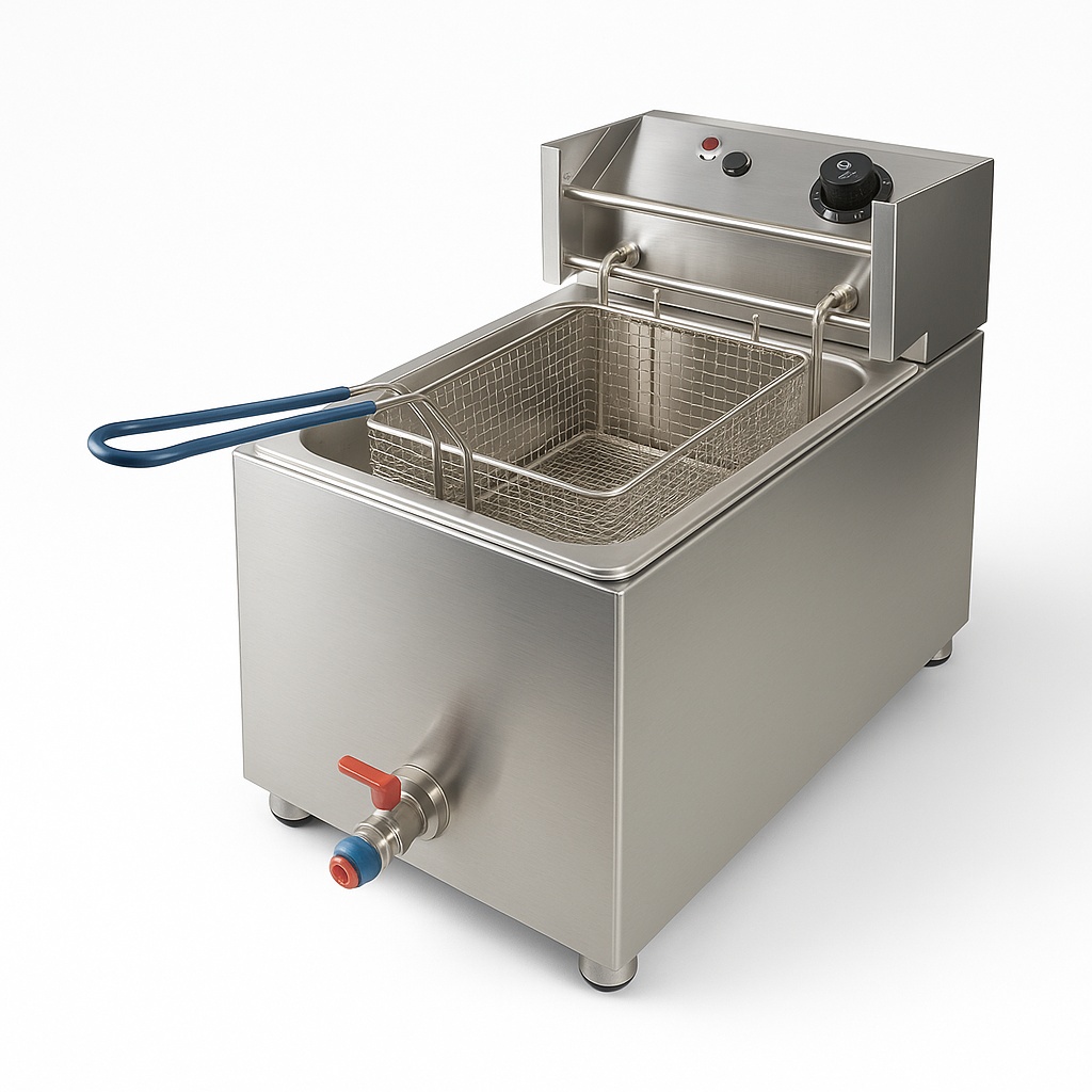 SINGLE TANK ELECTRIC DEEP FRYER MACHINE