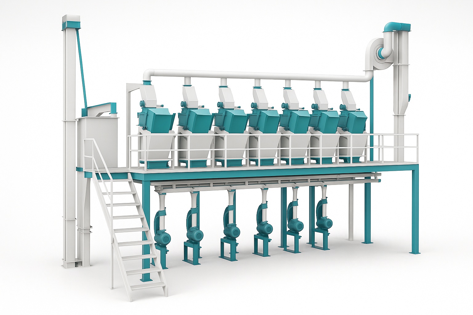 27 HP Commercial Chickpea Flour Machine