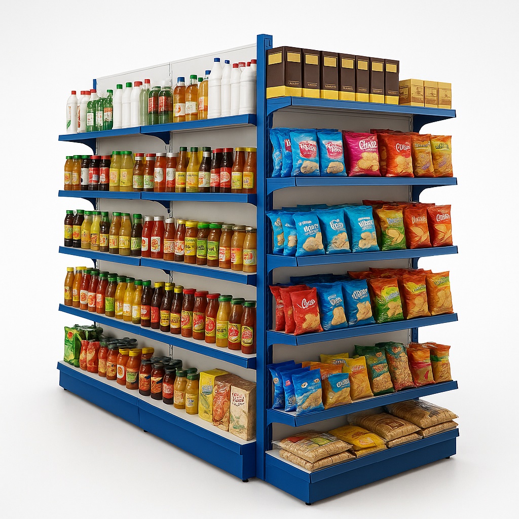 Grocery Store MS Wall Mount Racks