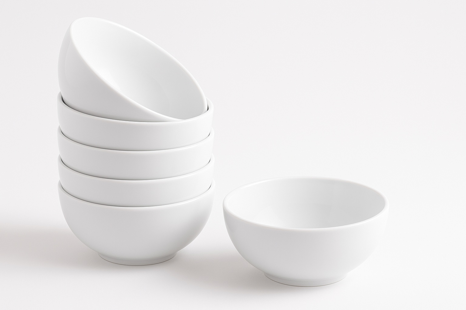 Plain White Ceramic Bowls, Exterior Decor