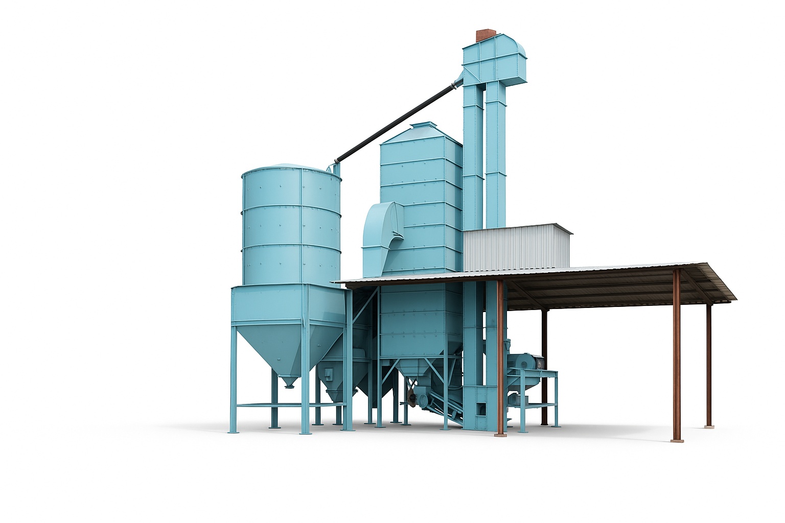 Mild Steel Rice Drying Plant
