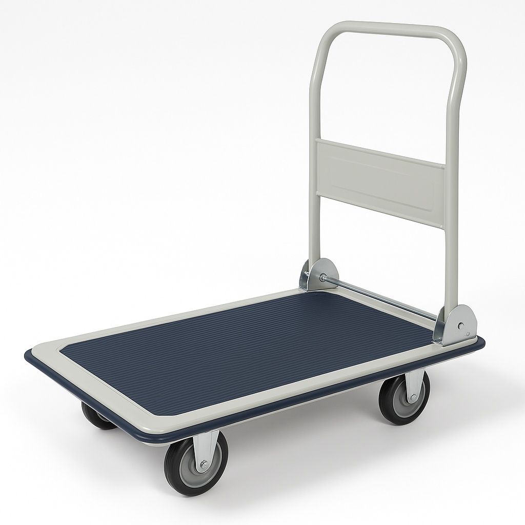 Foldable Industrial Mild Steel Trolley