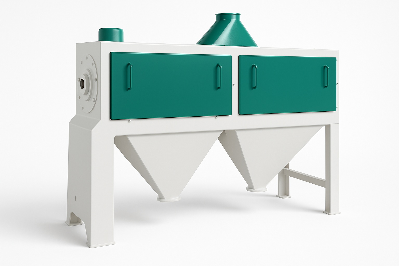 Semi-Auto Horizontal Scrubber Machine