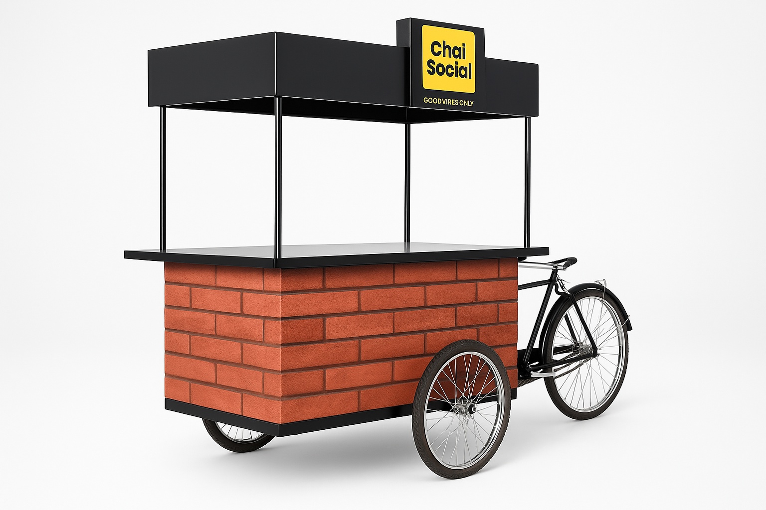 Multicolor Food Cycle Cart