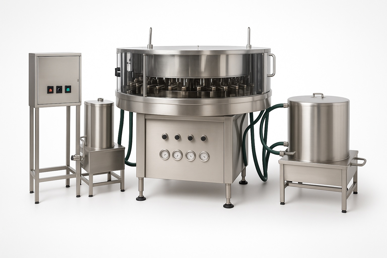 Rotary Bottle Cleaning Machine