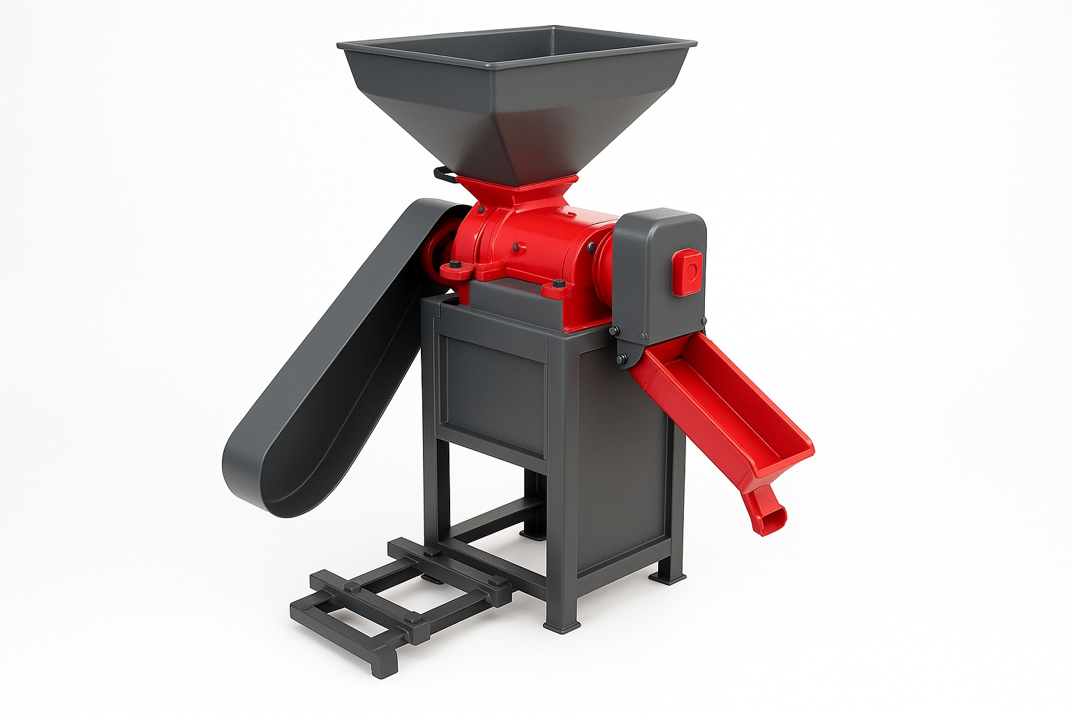 Semi-Automatic 6N70 Rice Mill, 10 HP