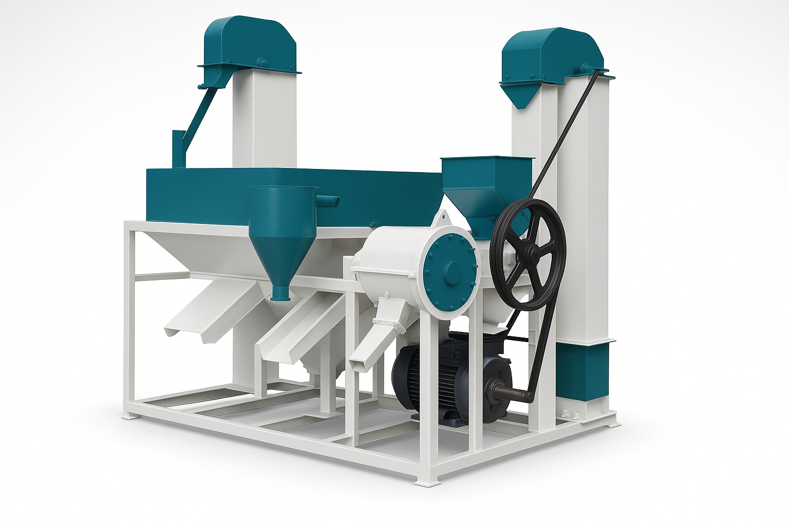 Semi-Automatic Dal Mill Machine, 5/7.5 HP